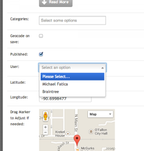 assign a user to manage this location