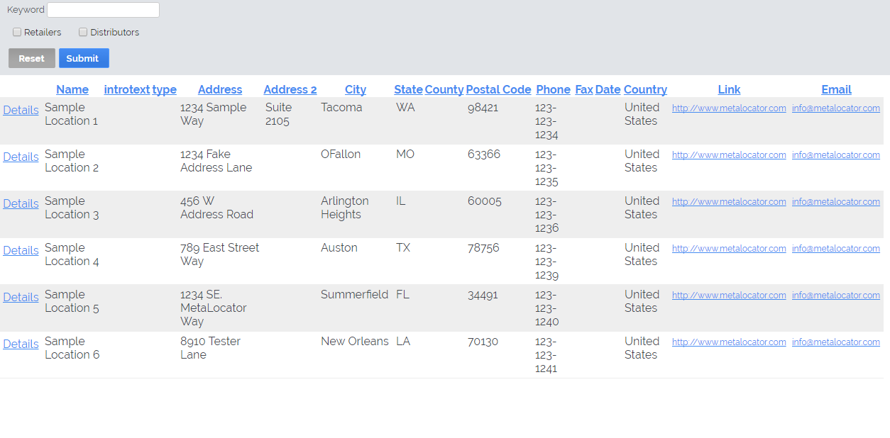 create searchable databases for your website from any spreadsheet build a data base