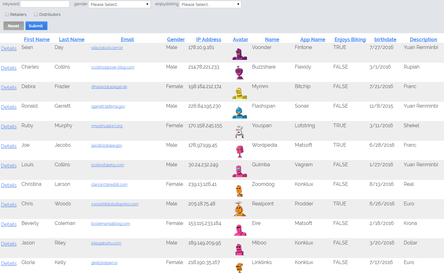 create searchable databases for your website from any spreadsheet build a data base
