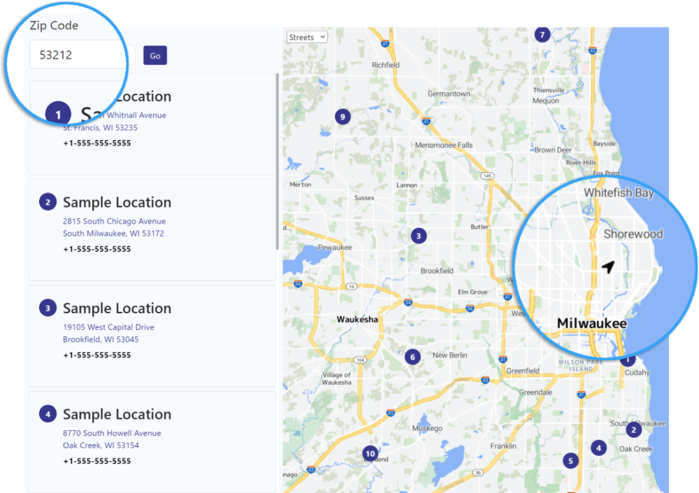 Detect user location automatically